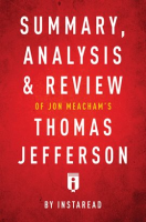 Summary__Analysis___Review_of_Jon_Meacham_s_Thomas_Jefferson
