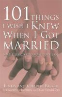 101_things_I_wish_I_knew_when_I_got_married